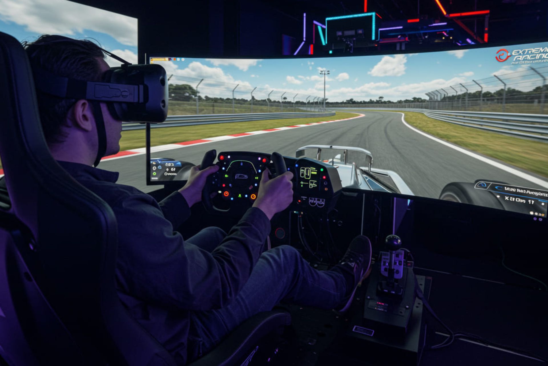 Close up shot of controller on arcade game